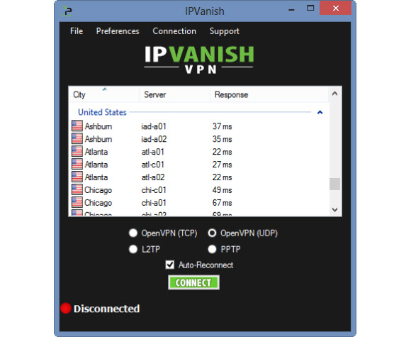 IPVanish Client