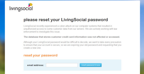 LivingSocial Accounts Hacked