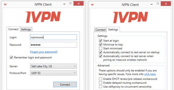 iVPN Windows client