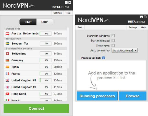 NordVPN Windows Client Beta