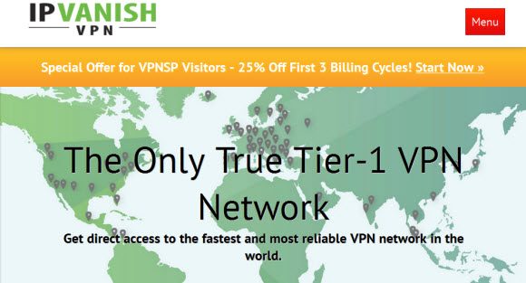 IPVanish VPN network