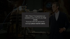 BBC iPlayer blocked