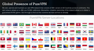 PureVPN network