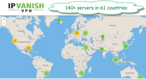 IPVanish 61 countries
