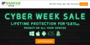 IPVanish Cyber Week sale