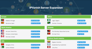 IPVanish network expansion