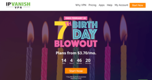 IPVanish Birthday Sale