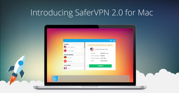 SaferVPN Mac client 2.0